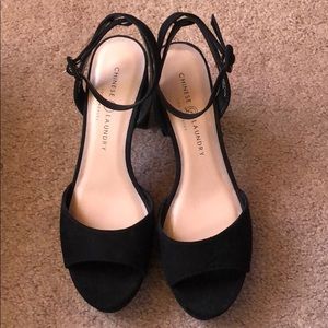 Chinese Laundry black heels size 9.5
